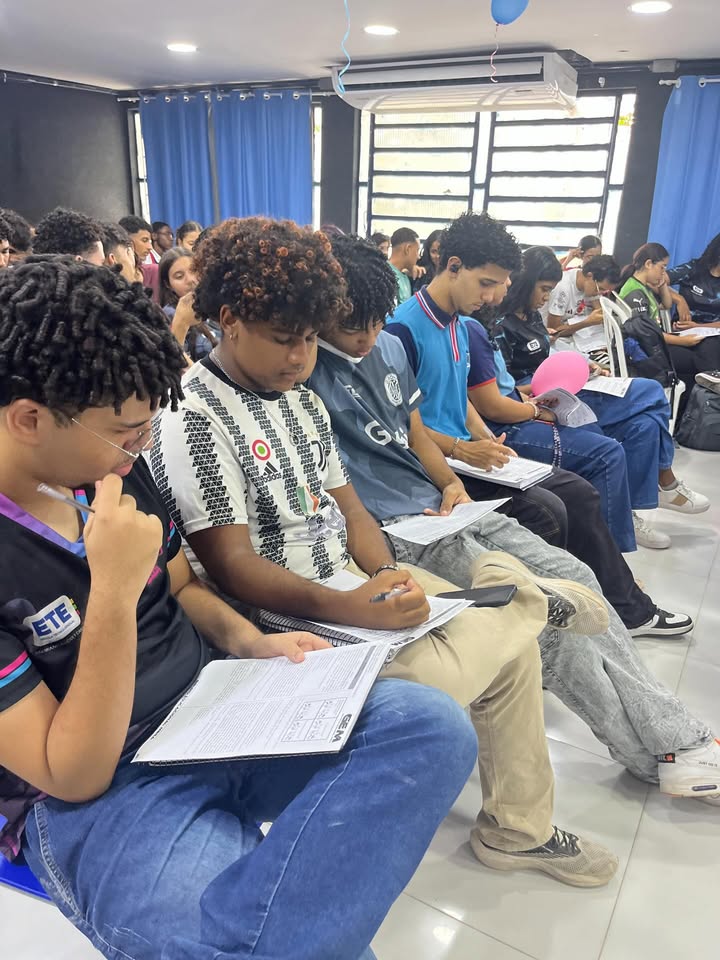 Turma do curso preparatório